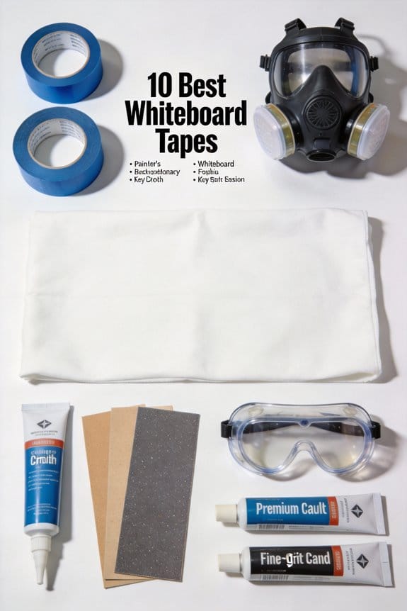 creative whiteboard tape selection