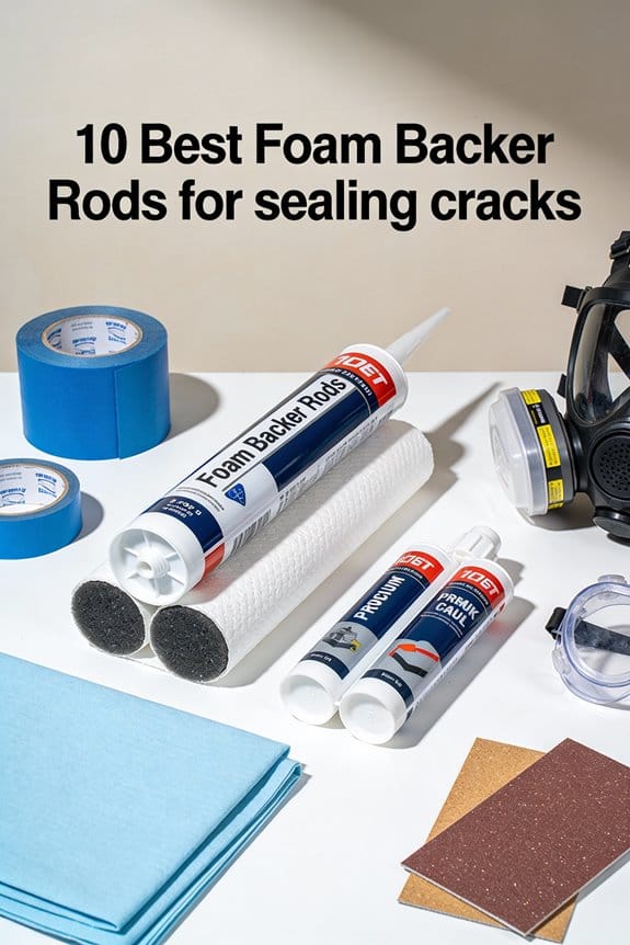 foam rods for sealing cracks
