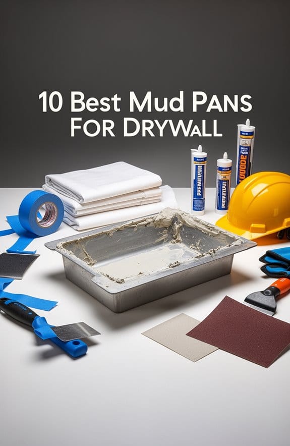 top drywall mud pans