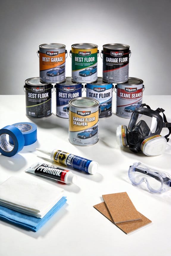 top garage floor sealers