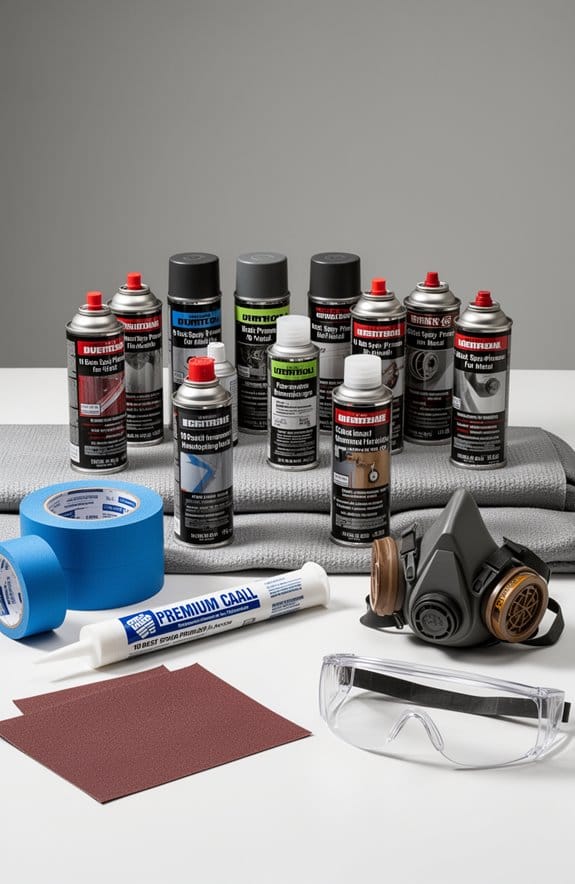 top metal spray primers