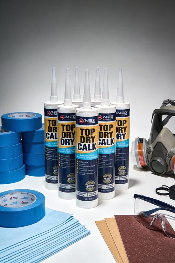 top rapid dry caulks
