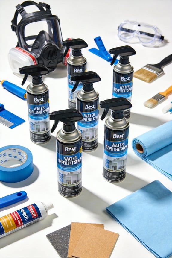 top water repellent sprays