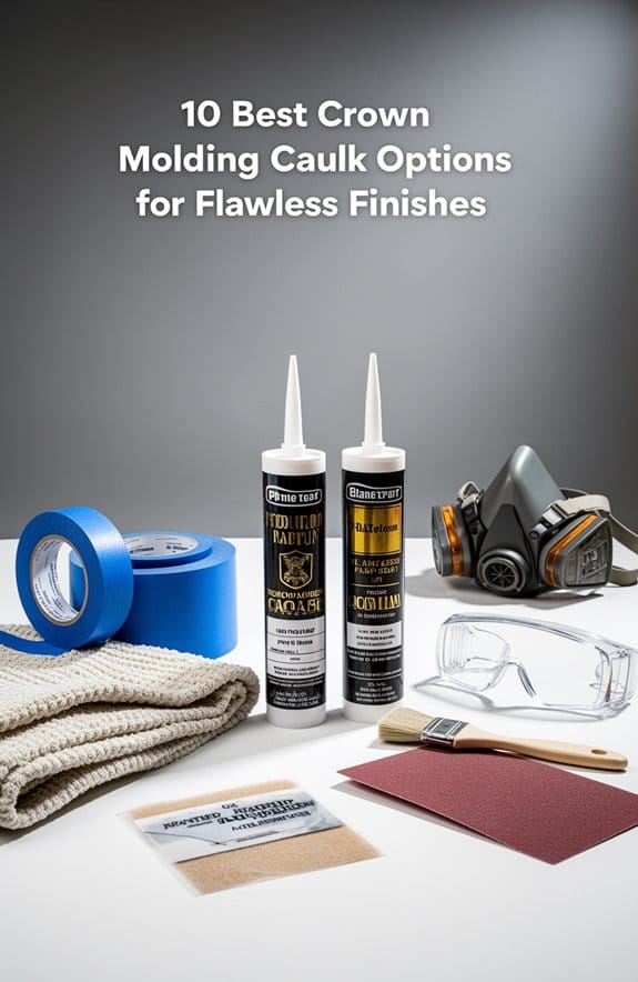 crown molding caulk options