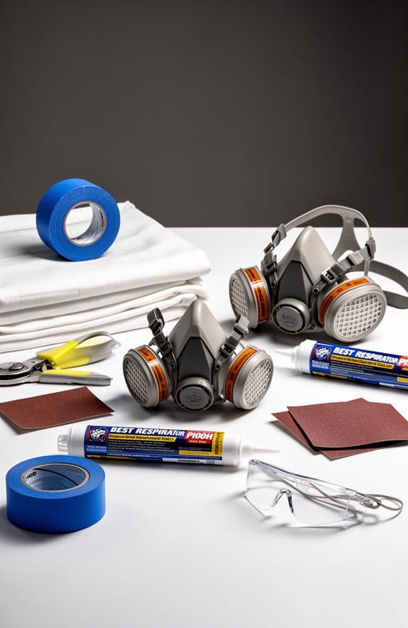 top p100 respirator filters