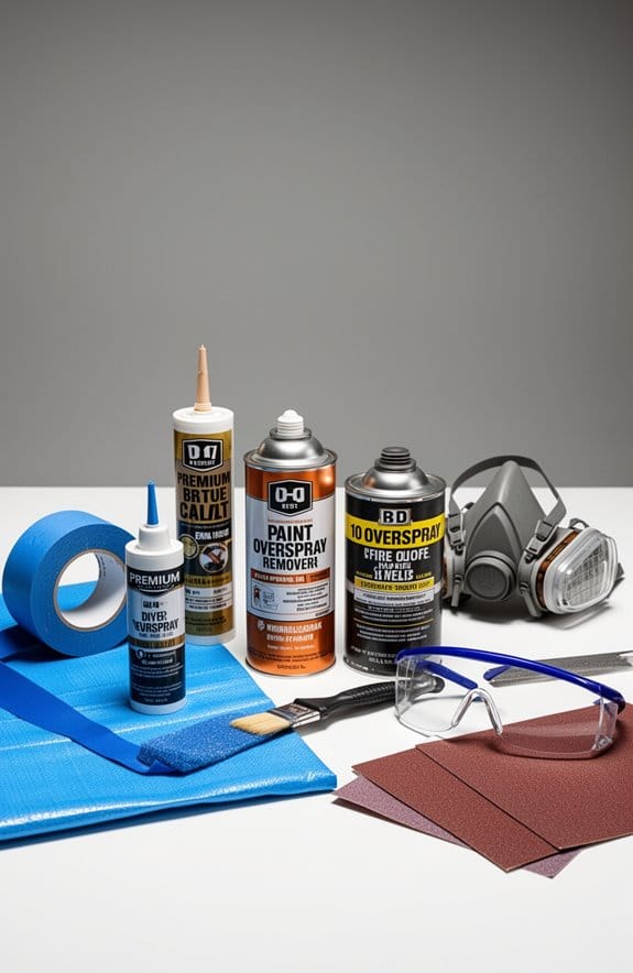top paint overspray removers